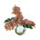 Tropical Orchid Arrangement in Glass Vase