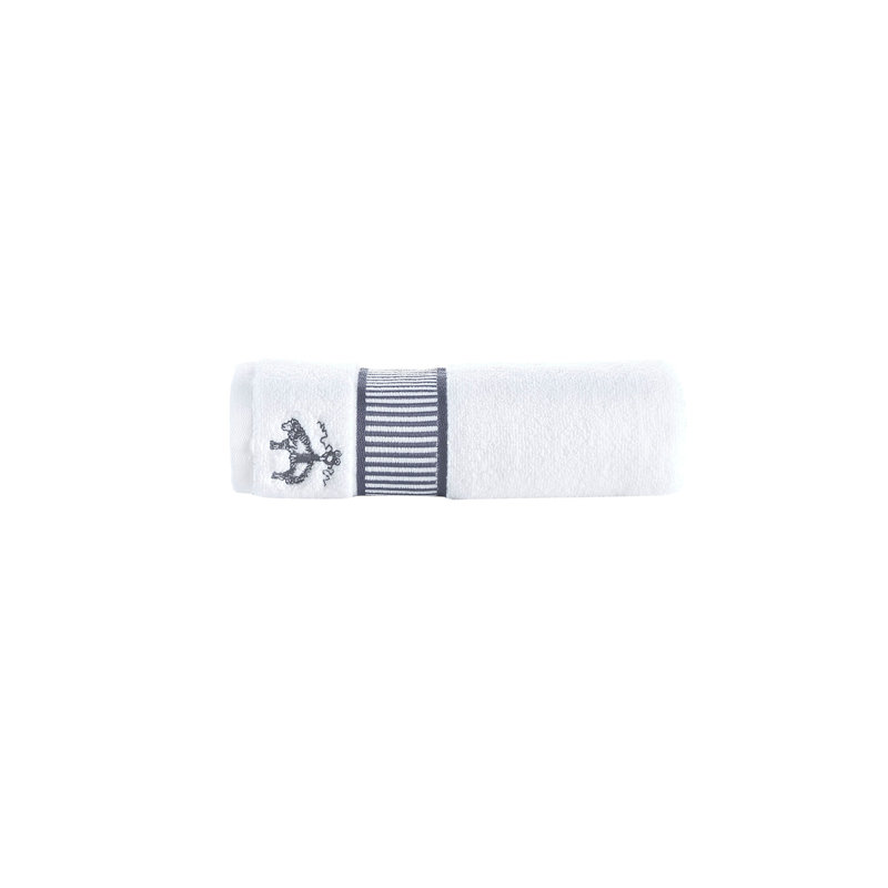 Débarbouillette en coton, Anthracite