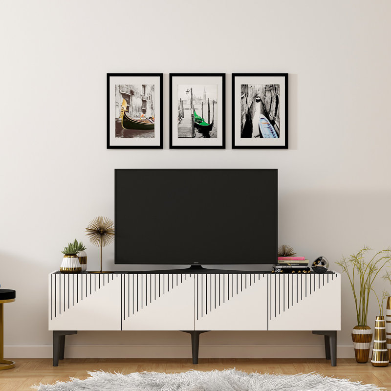 Fechteler 3 Piece Coffee Table Set, White