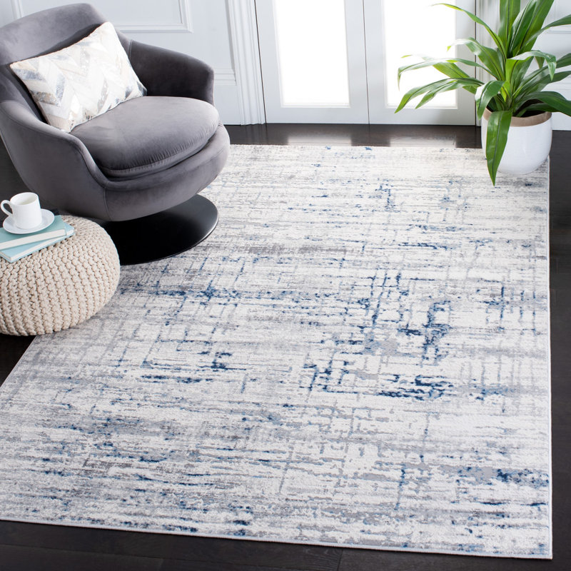 Amelia Cotton Abstract Rug, Rectangle 8' x 10'