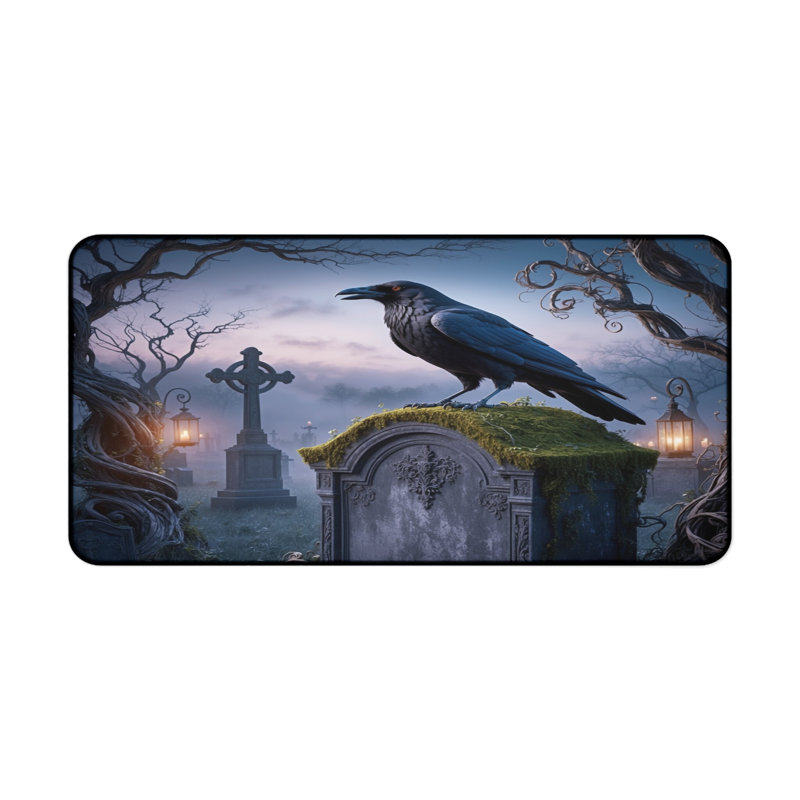 Polyester Desk Pad, 14.4x12.1