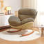Chaise berçante moderne rembourrée