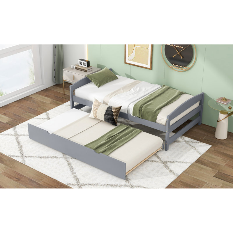 Platform Bed With Trundle