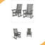 Ensemble de chaises berçantes d'extérieur, 2 pièces-1701342073