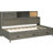 Gray Twin - Size Wooden Daybed With 3 Storage Compartments, Upper Soft Board, And Charging Points For A Relaxing Sleeping Corner Areas, Top Shelf, Power Ports Tech Filled Bedroom-903856871