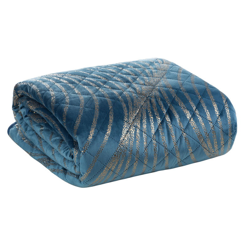 Tusarora Polyester Bedspread, Dark Grey, W230 x L260cm