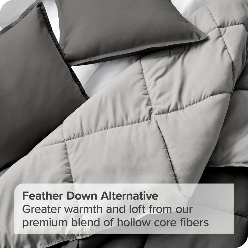 California King All Season Microfiber Down Alternative Comforter