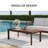 Outdoor Solid Wood Patio Coffee Table