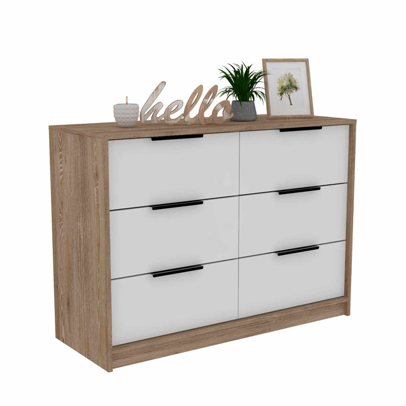 Commode rectangulaire 6 tiroirs Longhill