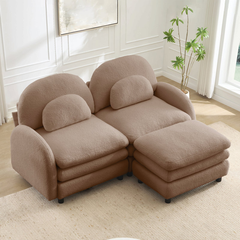 Canapé-lit Teddy, L 68,5 po, Camel Teddy