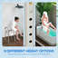 Macomber Portable Shower Stool Non-Slip Shower Chair for Elderly-1249862738