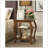 Becci Walnut Finish Accent Table
