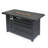 Fernon Rectangle Iron Propane Smokeless Fire Pit