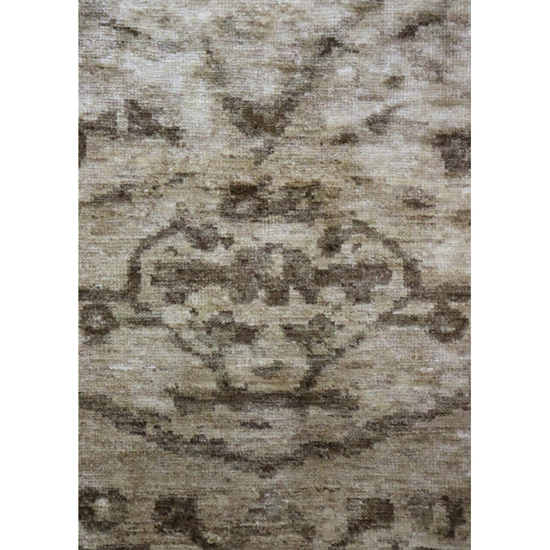 New One-of-a-Kind 12'6" x 13'6" Area Rug in Beige/Brown/Ivory