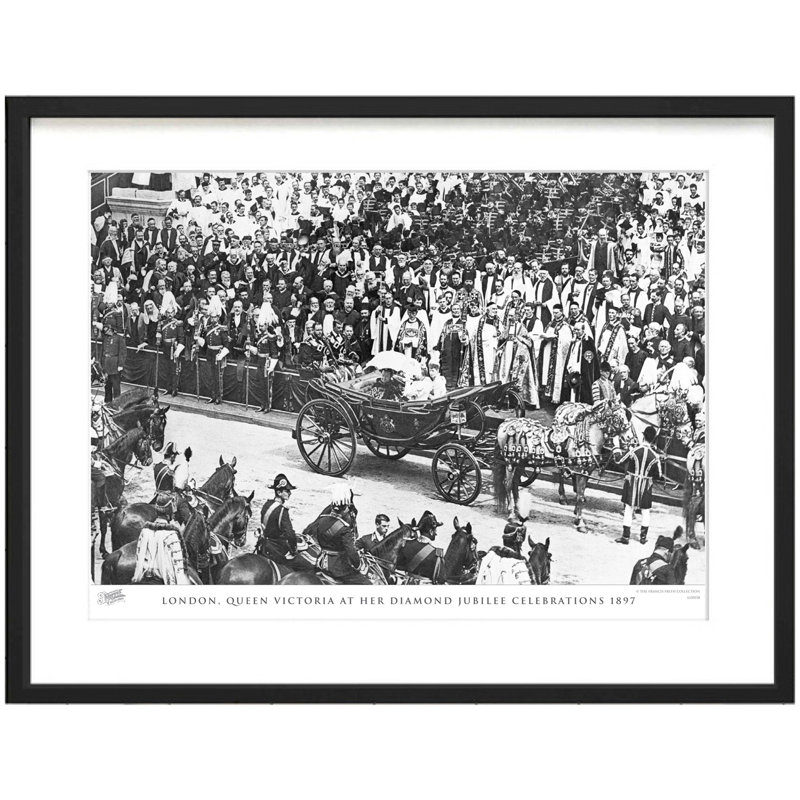 London, Queen Victoria At Her Diamond Jubilee Celebrations 1897 by Francis Frith - Single Picture Frame Print