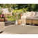 Bordy Machine Made Rectangle 3'3" x 4'11" Polypropylene Indoor / Outdoor Use Area Rug in Brown/Black