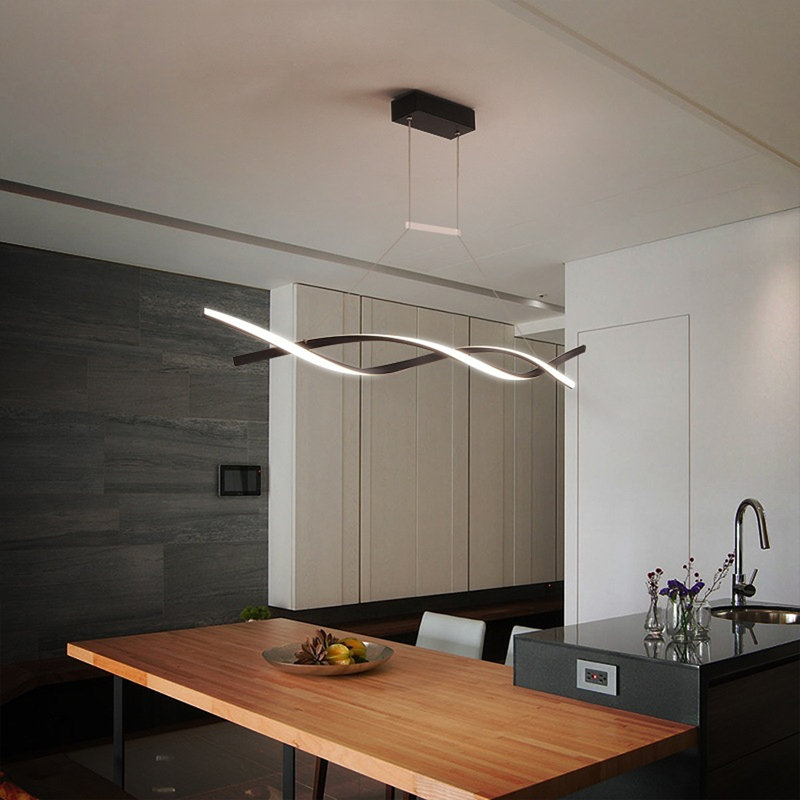 Chamaya 2 - Light Unique/Statement LED Chandelier, Black