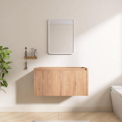 Lavenia 36" Single Wall-Mounted Bathroom Vanity Base Only
