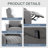 Ergonomic Massage Recliner Chair, 160° Manual Reclining Lounge Chair with 8 Modes & Remote Control-568705669