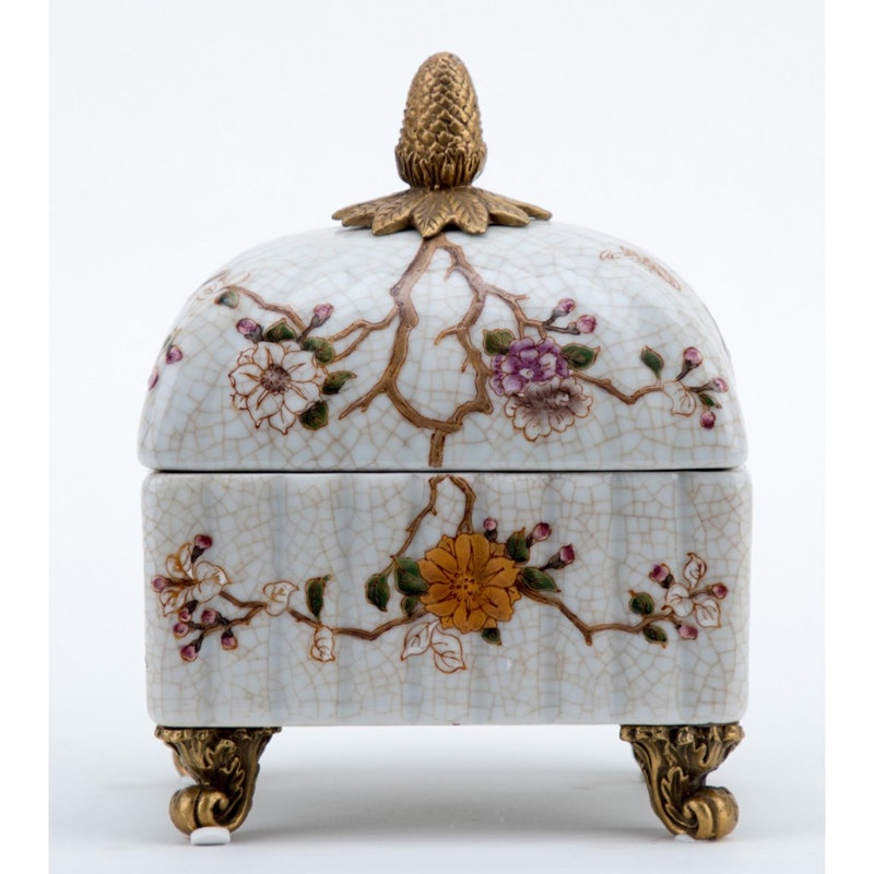 Ormolu Handmade Ceramic Decorative Box