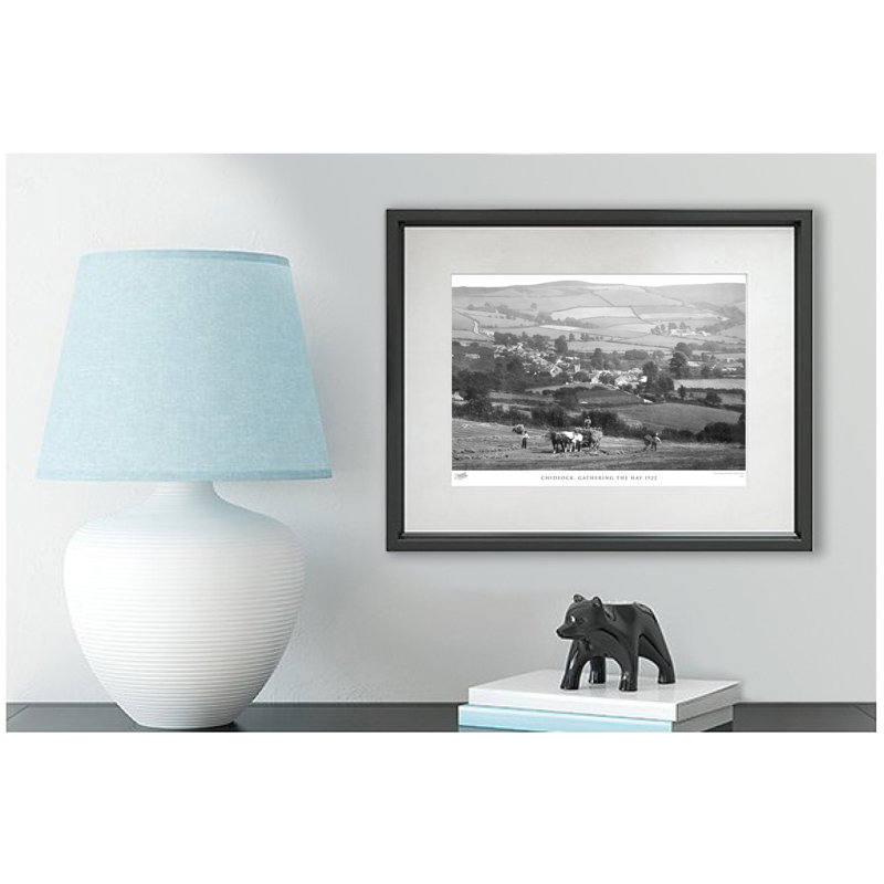 Chideock, Gathering The Hay 1922 by Francis Frith - Single Picture Frame Print, 60cm H x 80cm W x 2.3cm D