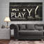 Art textuel sur toile tendue-22481606
