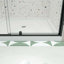 Porte de douche coulissante, porte coulissante, verre trempé-112520529
