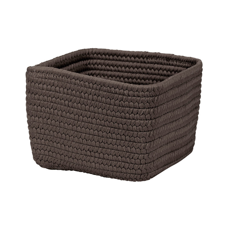 Braided Craft Storage Basket, 6 x 10 x 10, Misted Gray