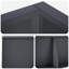 mur de soutènement vidaXL, 8 pièces, 118,11 x 39,37 x 19,69 po, acier anthracite-134885707-134885693