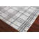 Fairbanks Plaid Area Rug in White