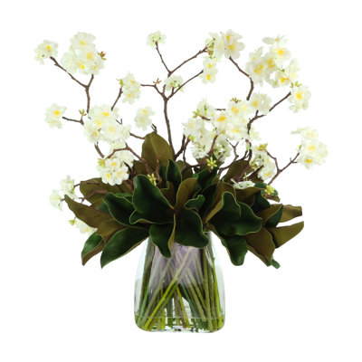Cherry Blossom and Magnolia Arrangement