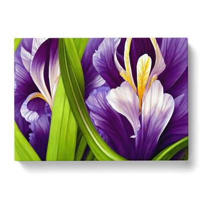Iris Flowers Vol.8 - Wrapped Canvas Print