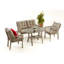 Divona Rectangular 5 - Person Dining Set