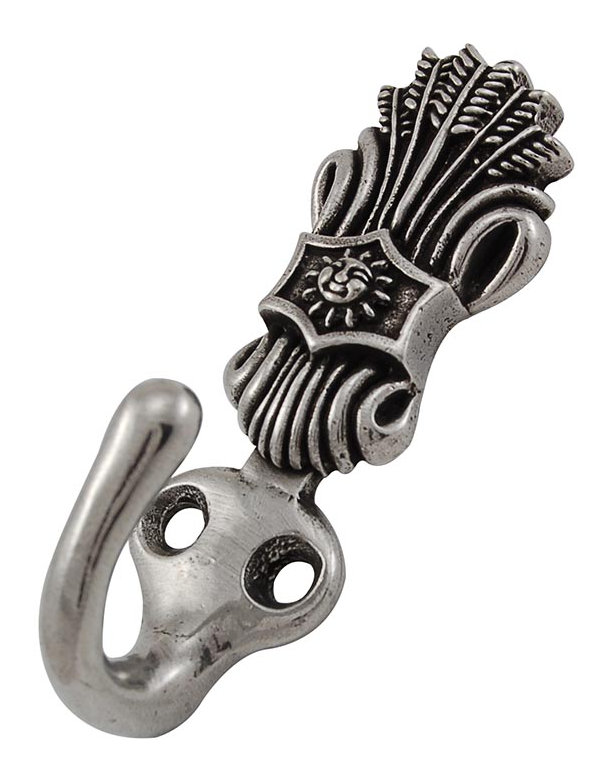 Sforza Wall Hook, Vintage Pewter