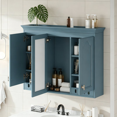 Wall-Mount Cabinet with Adjustable Shelves