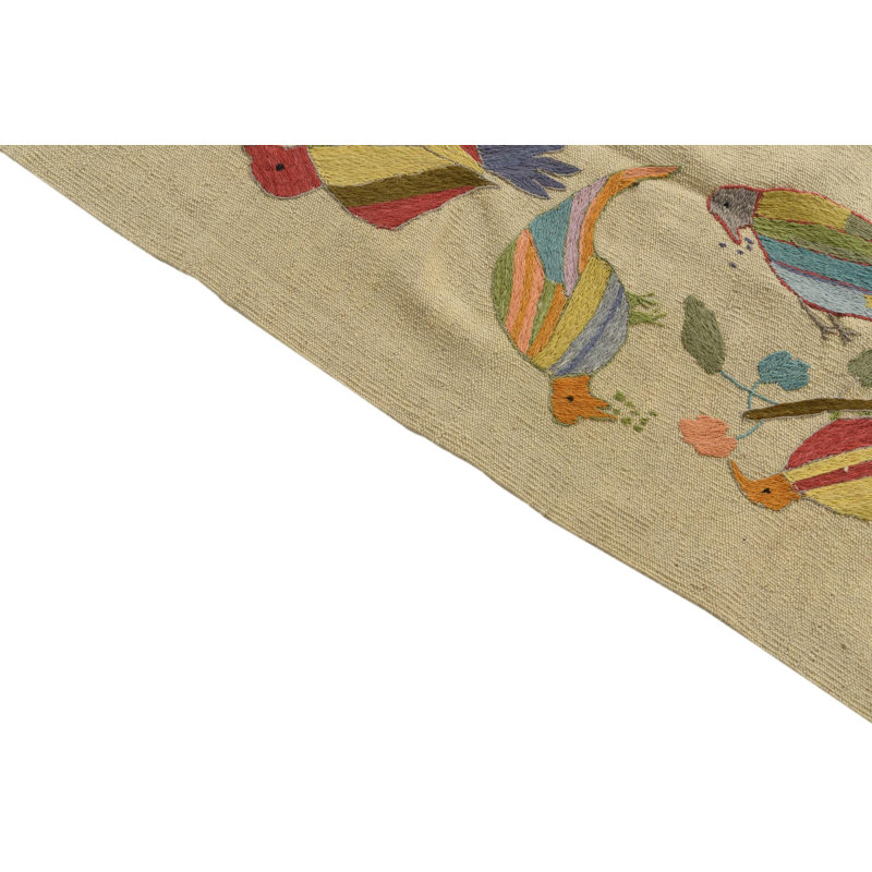 Tapis rectangulaire ivoire Perry 5 pi 2 po x 6 pi 1 po