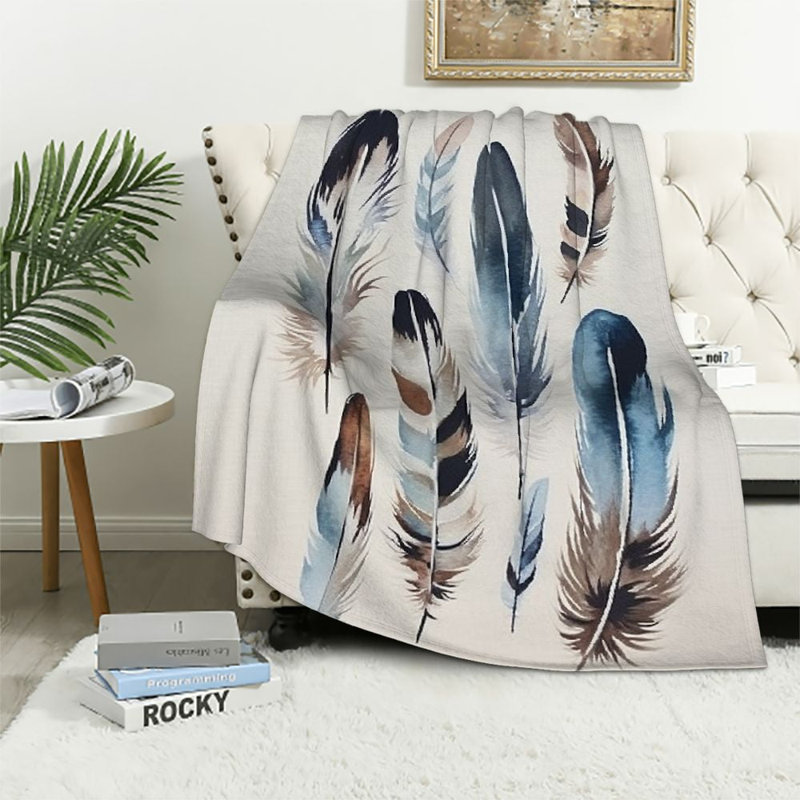 Couverture légère à plumes douillettes 30 x 40 pouces, L 60 po x l 50 po