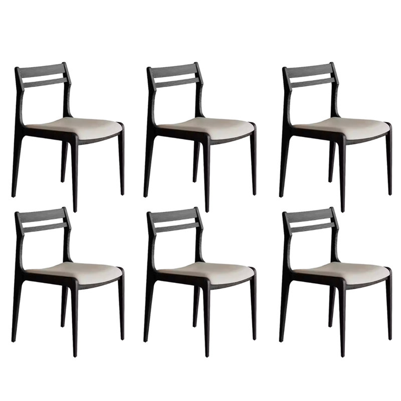 Chaises de salle à manger modernes et confortables, Noir/gris