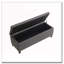 Banc de rangement en lin capitonné-683682703