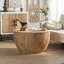 Table basse ronde de style rétro, table basse ronde