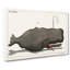 Vintage Whale Illustration - Wrapped Canvas-55369994