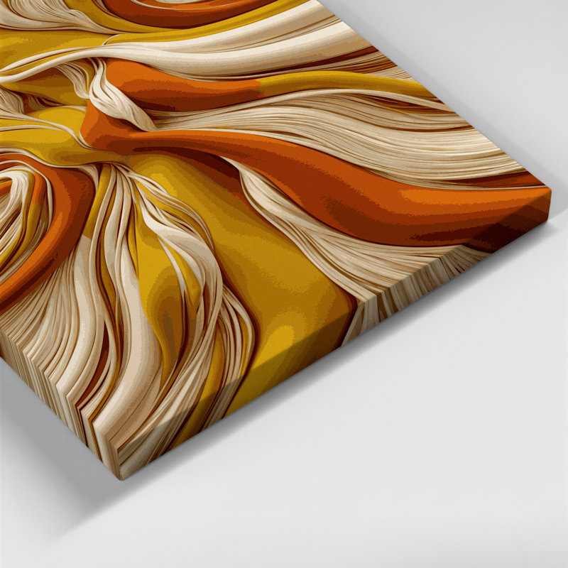 Abstrait art figuratif brun sur toile 51, H 14 po x l 11 po