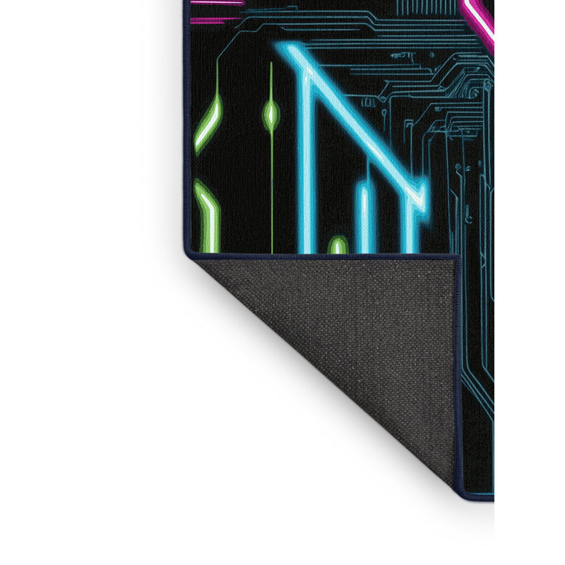 Electric Nova Rug, Square 8'