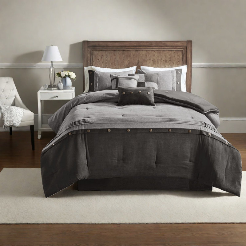 Soft 7 Piece Bedding Sets, Polyester Cal King Rustic Home Comfort