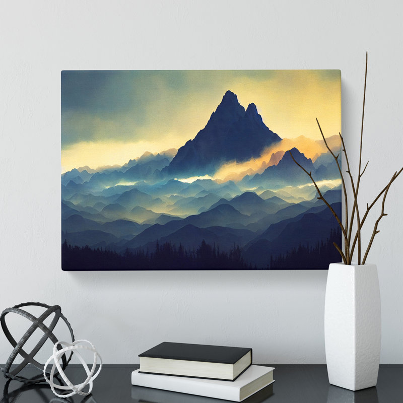 Beguiling Mountain Landscape - Wrapped Canvas, 40cm H x 60cm W x 3cm D