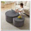 Ensemble de tables basses rembourrées Upholstered-767388122