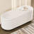Cream Upholstered Storage Bench with Cushion, Entryway