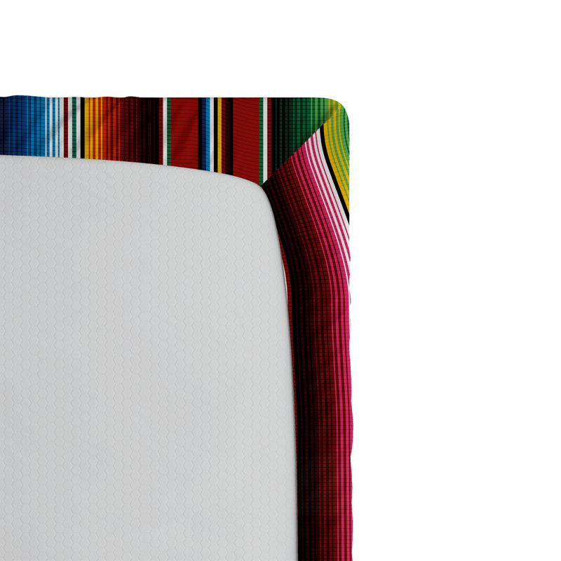 Multicolore Ambesonne Cinco de Mayo, Drap-housse de taille simple