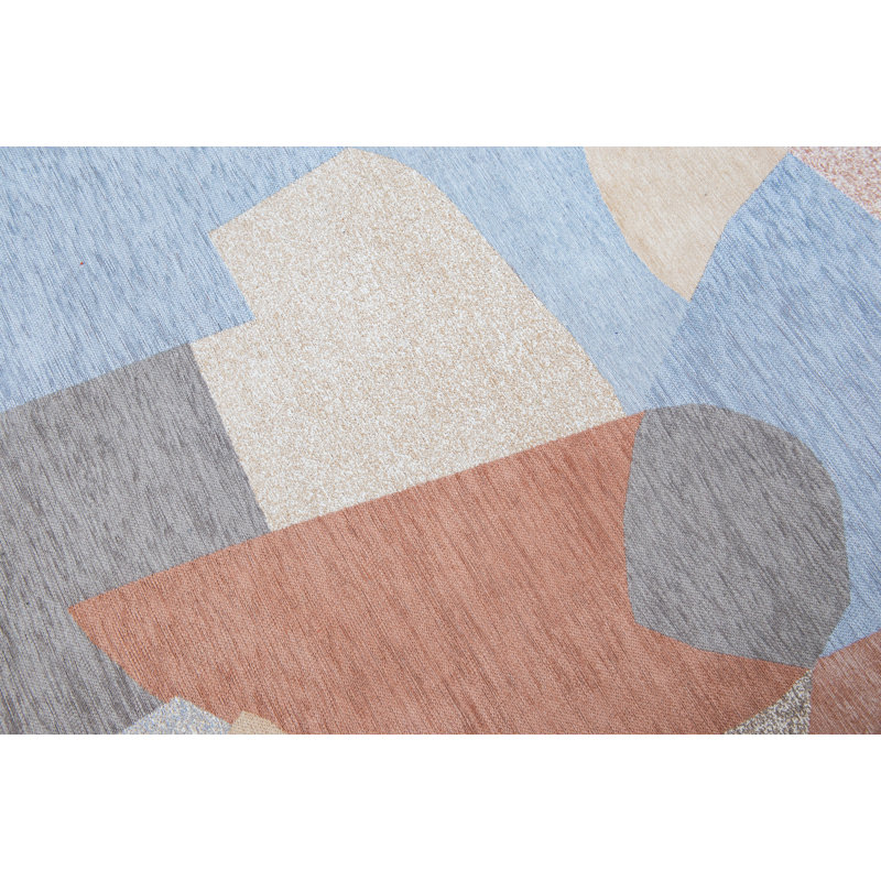Abstract Recycled P.E.T Area Rug, Rectangle 100 x 140cm
