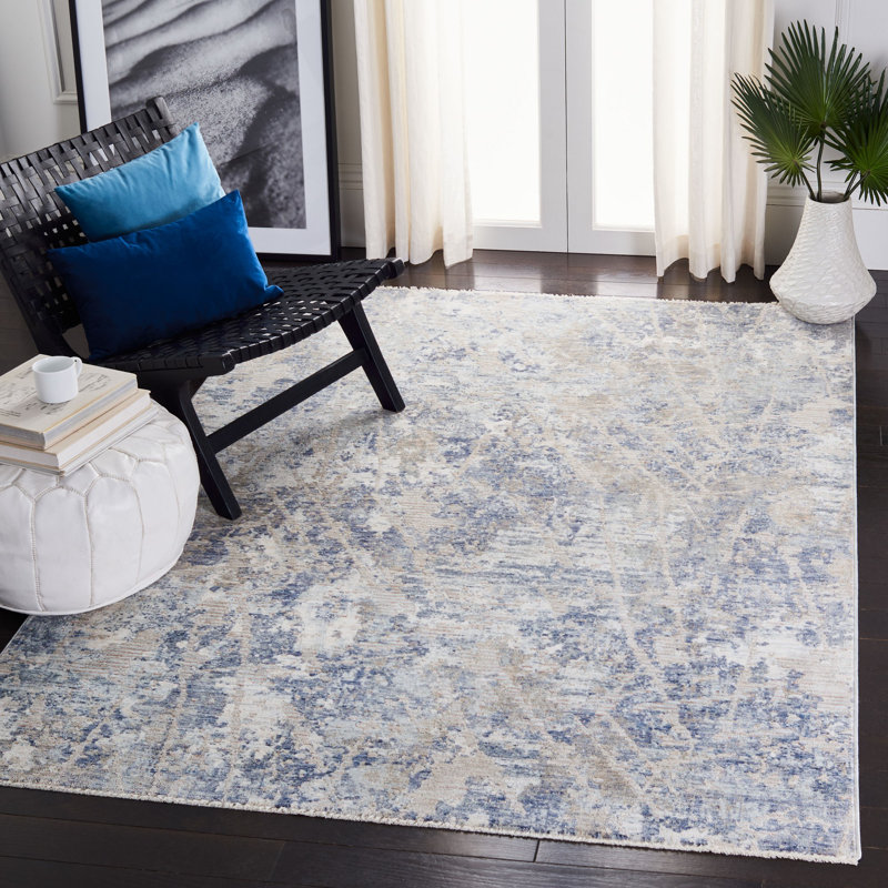Bobo 600 Performance Abstract Rug, Round 6'